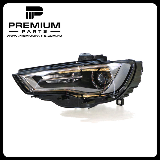 Xenon Head Lamp Left Side OES suits Audi A3/S3 8V Hatch 2013 to 2016