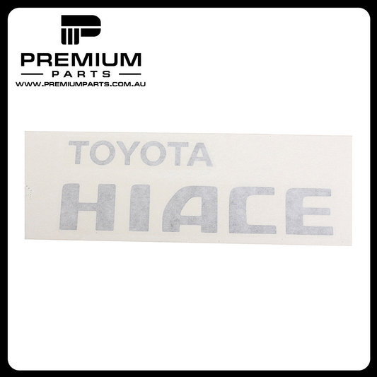 Tail Gate Emblem Genuine suits Toyota Hiace