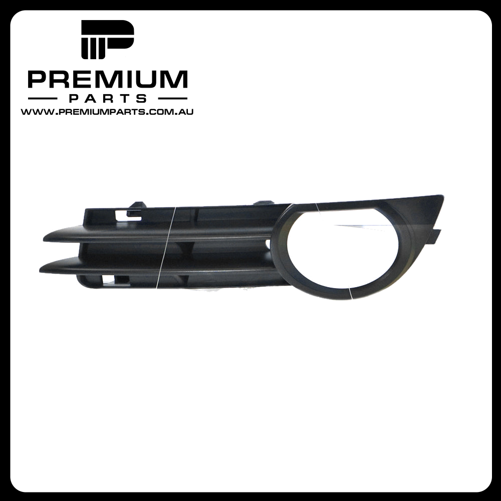 Front Bar Grille With Fog Light Mount Left Side Genuine Suits Audi A3 8P 2/2005 to 10/2008
