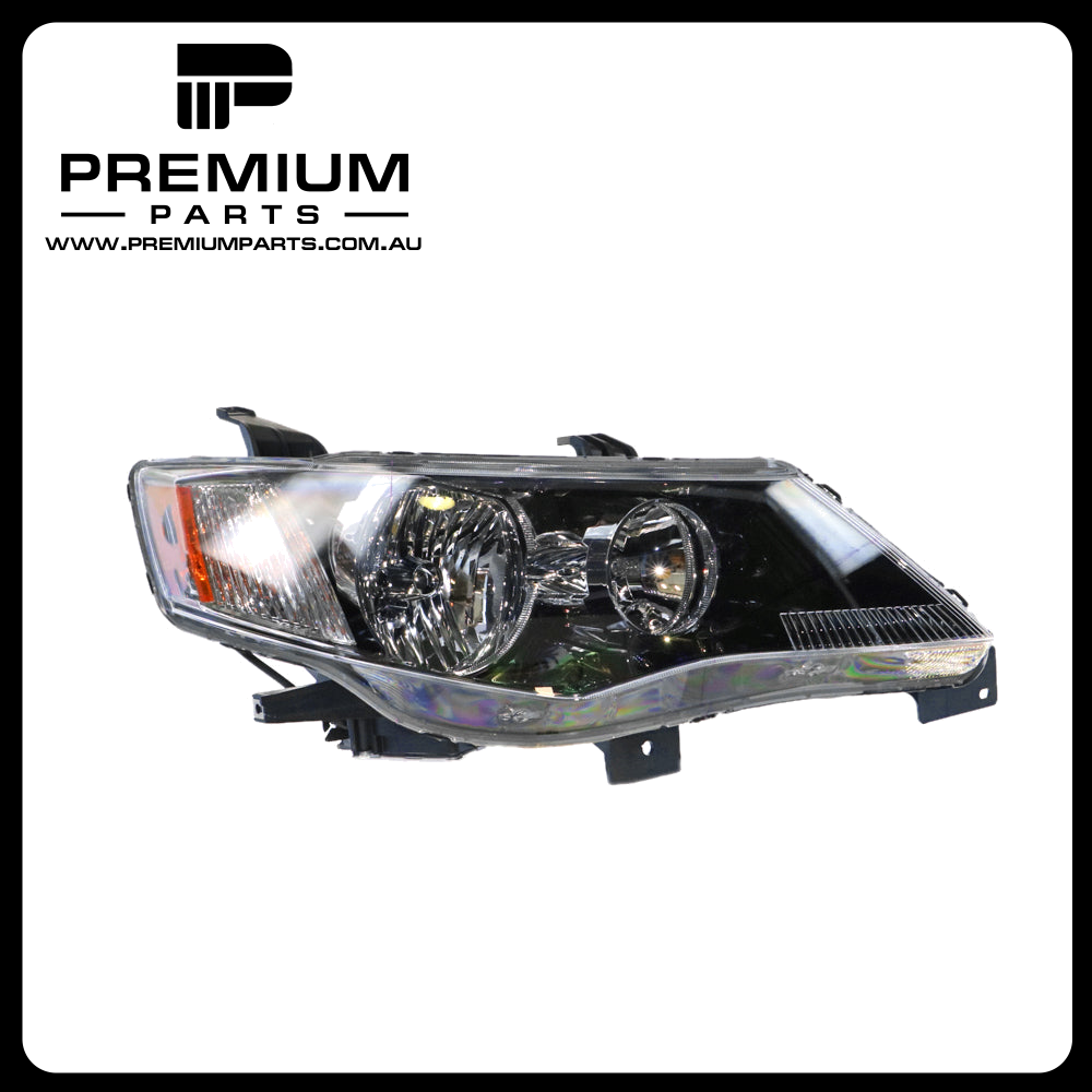 Xenon Head Lamp Black Right Side Genuine Suits Mitsubishi Outlander ZG 2006 to 2009