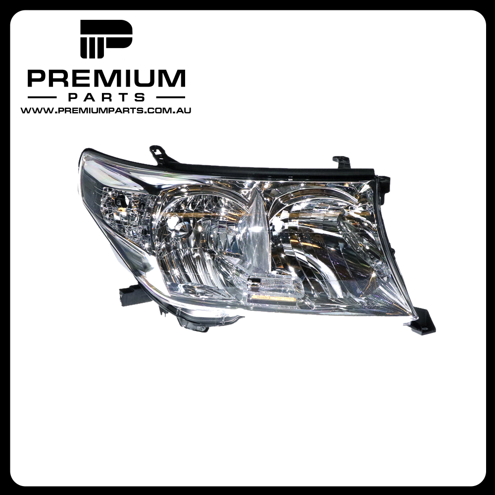 Head Lamp Right Side Genuine suits Toyota Landcruiser 200 Series 2007 to 2015