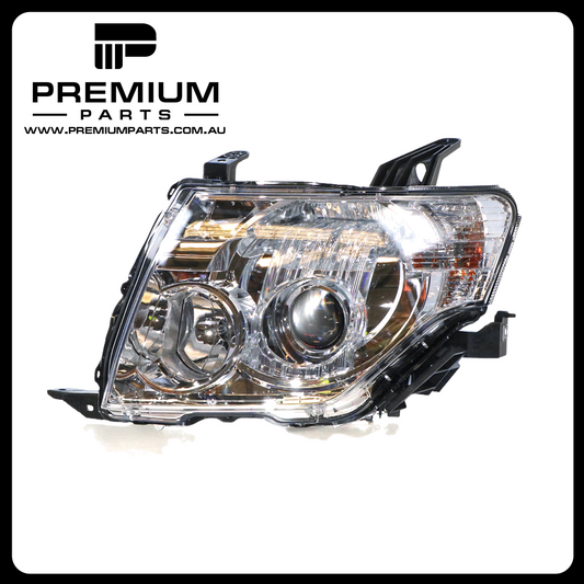 Xenon Head Lamp Left Side Genuine Suits Mitsubishi Pajero NX 2014 to 2021