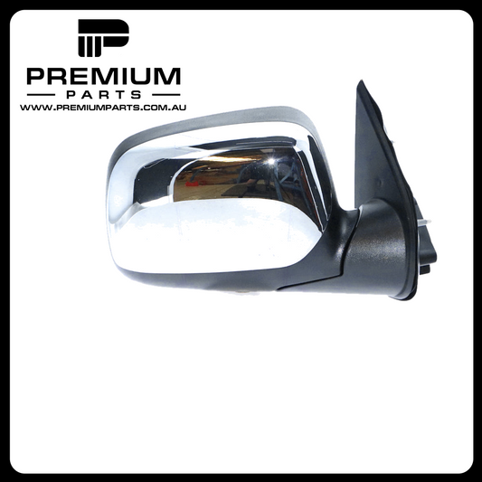 Chrome Door Mirror Right Side Aftermarket Suits Holden Rodeo RA 2003 to 2008