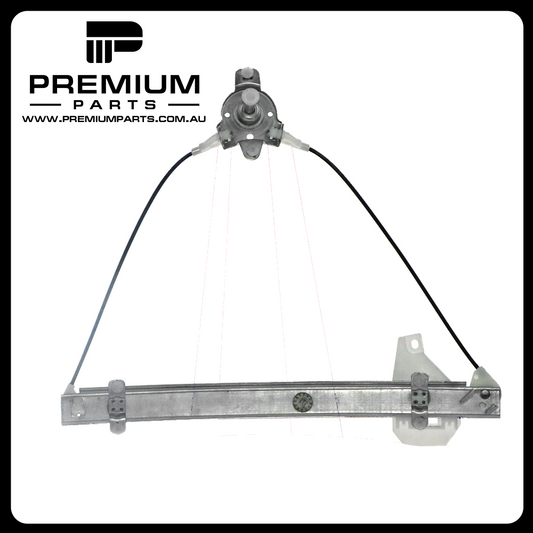Front Door Window Regulator Right Side Aftermarket Suits Hyundai Accent LC 2000 to 2006