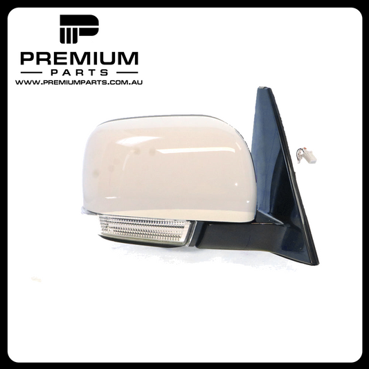 Door Mirror With Indicator Right Side Genuine suits Mitsubishi Pajero 2008 to 2014