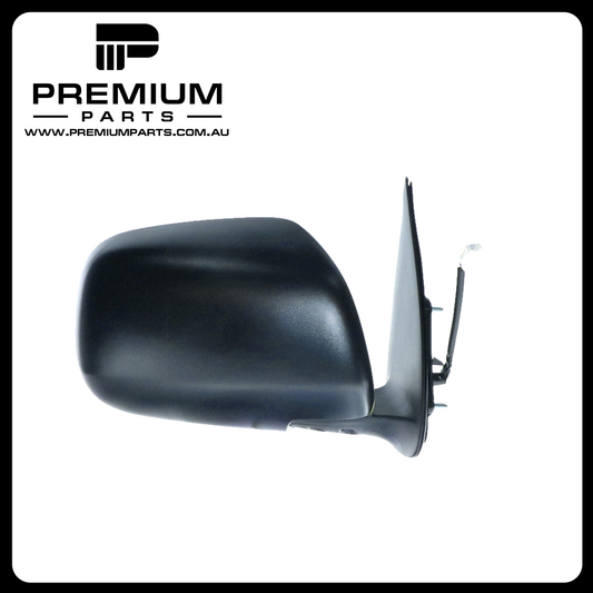 Black Door Mirror Electric Adjust Right Side Genuine suits Toyota Hilux 15/16/25/26 Series SR & SR5 2010 to 2015