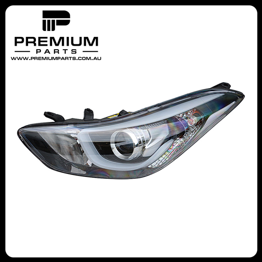 Xenon Head Lamp Left Side Genuine Suits Hyundai Elantra MD 2013 to 2016