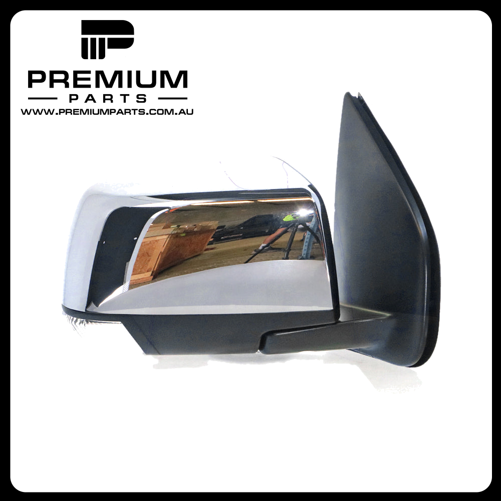 Black Chrome Door Mirror Electric With Indicator Right Side Genuine Suits Isuzu D-Max TFS 2017 On