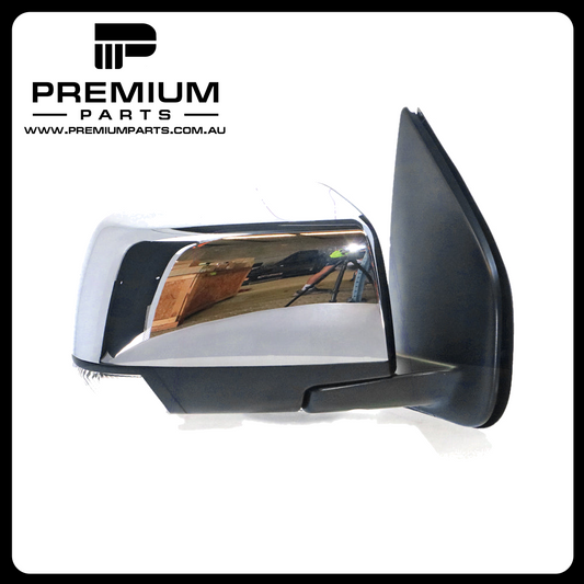Black Chrome Door Mirror Electric With Indicator Right Side Genuine Suits Isuzu D-Max TFS 2017 On