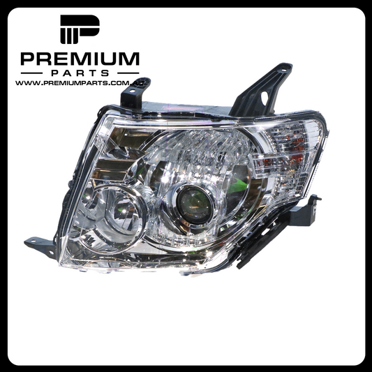 Xenon Head Lamp Left Side Genuine Suits Mitsubishi Pajero Exceed NT 2009 to 2011