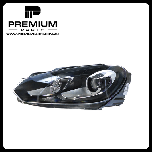 Xenon Chrome Head Lamp Left Side OES Suits Volkswagen Golf MK 6 2009 to 2013