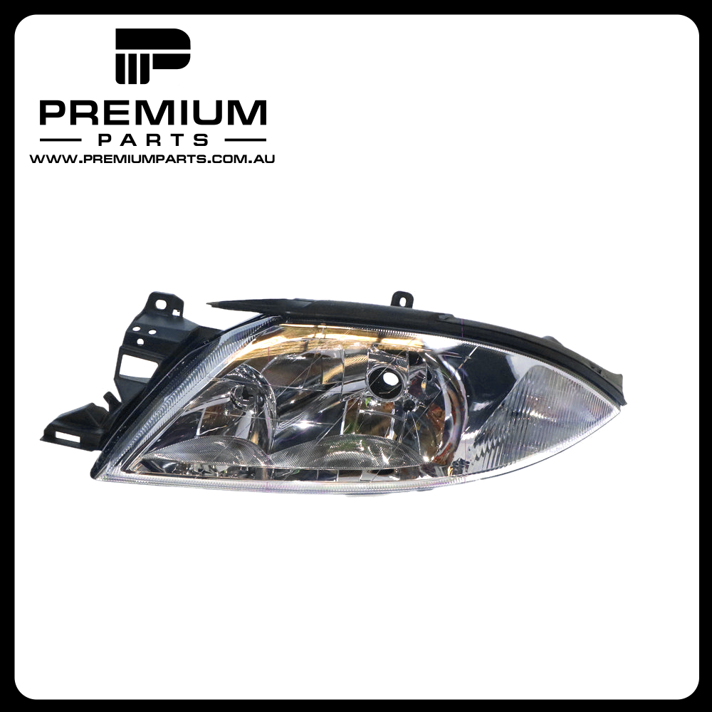 Chrome Halogen Head Lamp Left Side  Suits Ford Falcon Fairmont/Ghia AU2/AU3 2000 to 2002