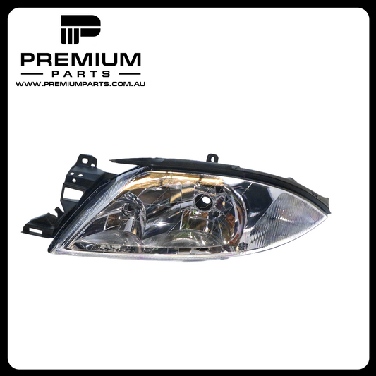 Chrome Halogen Head Lamp Left Side  Suits Ford Falcon Fairmont/Ghia AU2/AU3 2000 to 2002