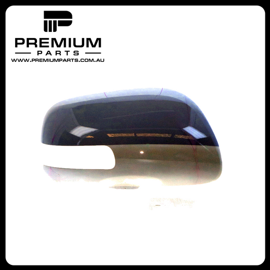 White Door Mirror Cover Right Side Genuine Suits Toyota Yaris Sedan NCP93R 2008 to 2016