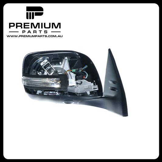 Door Mirror With Blind Spot & Indicator Right Side Genuine suits Toyota Prado 150 Series 2013 to 2017