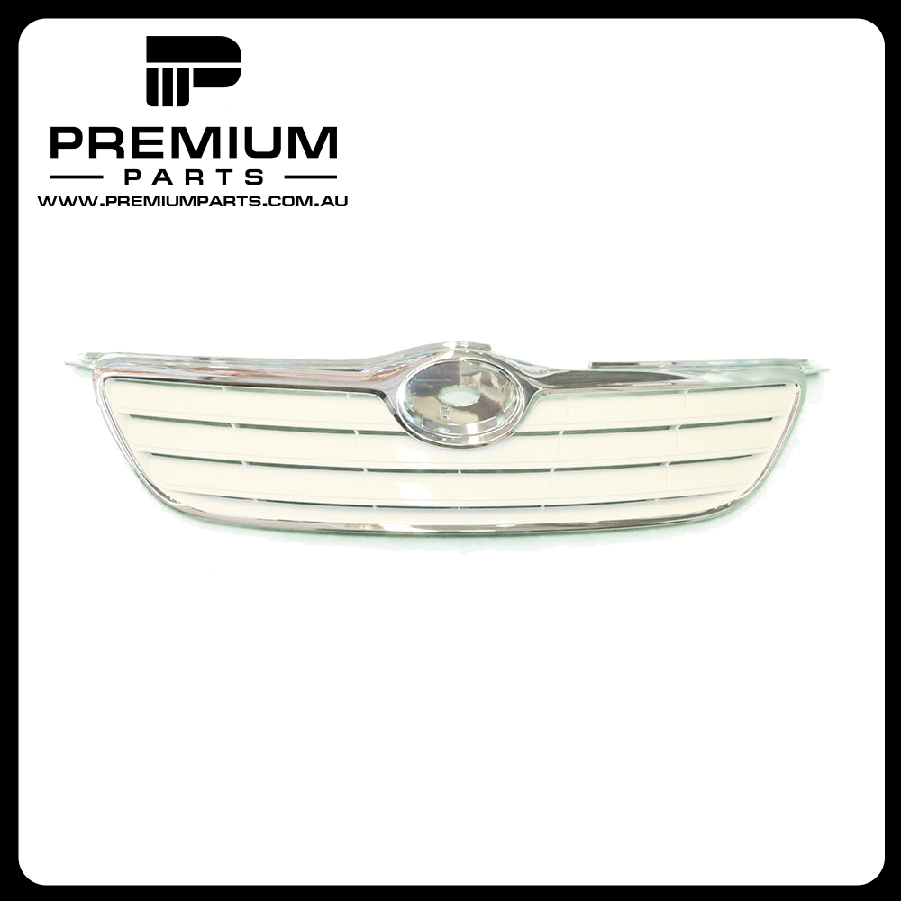 White Grille Genuine Suits Toyota Corolla ZZE122R 4/2004 to 3/2007