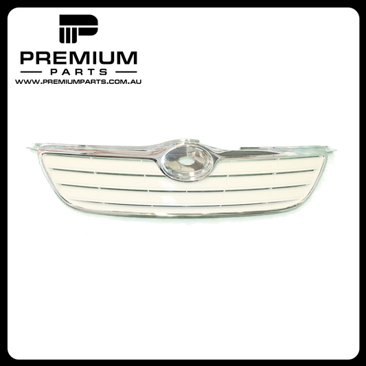 White Grille Genuine Suits Toyota Corolla ZZE122R 4/2004 to 3/2007