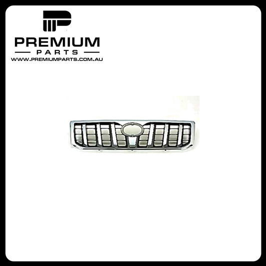 Chrome Grille Aftermarket suits Toyota Prado 120 Series GLX/VX/Grande 9/2002 to 7/2009