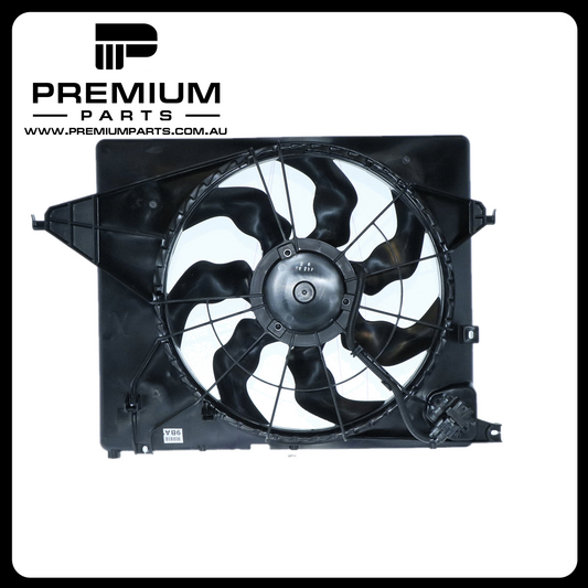 Radiator Fan Assembly Aftermarket Suits Hyundai Santa Fe CM 2009 to 2012