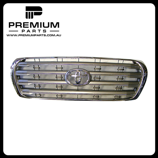 Chrome Grille Aftermarket suits Toyota Landcruiser 200 Series VX/Sahara 11/2007 to 3/2012