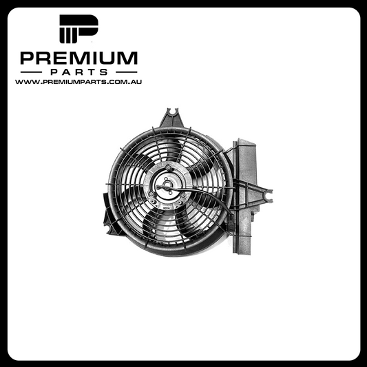 A/C Condenser Fan Assembly Aftermarket Suits Hyundai Santa Fe SM 2000 to 2006