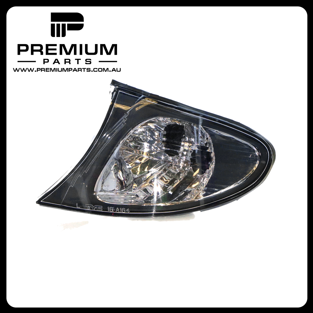 Front Park / Indicator Lamp, Black Trim, Left Side  Suits BMW 3 Series E46 2001 to 2003