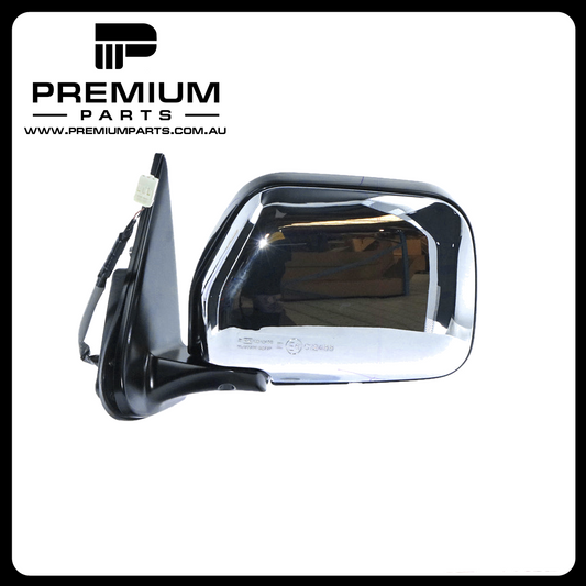 Chrome Door Mirror Left Side Genuine suits Toyota Hilux 140/160/170 2001 to 2005
