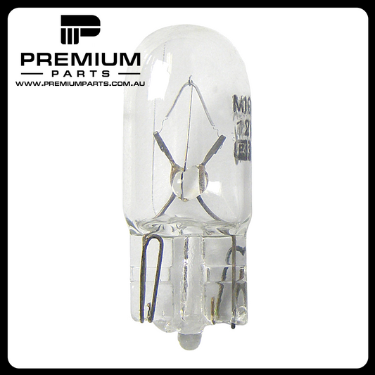 Wedge Bulbs Certifed suits Generic - T10, 12V, 5W - Box of 10