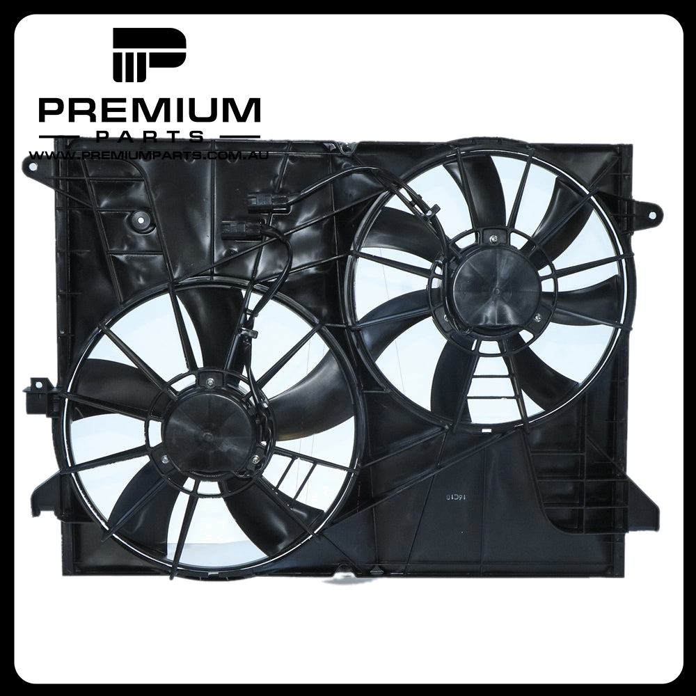 12 v Radiator Fan Assembly Aftermarket Suits Holden Captiva CG 2011 to 2016