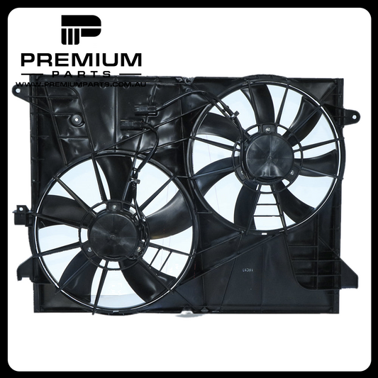 12 v Radiator Fan Assembly Aftermarket Suits Holden Captiva CG 2011 to 2016