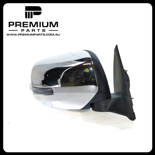 Chrome Door Mirror Right Side  suits Mitsubishi Challenger PC & Triton MN 8/2009 to 12/2015