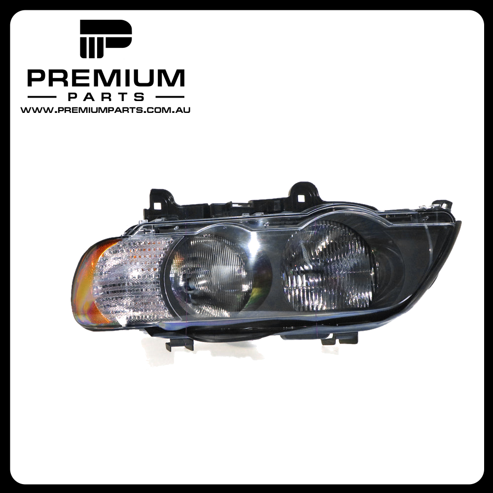 Halogen Electric Adjust Head Lamp Left Side  Suits BMW X5 E53 2000 to 2007