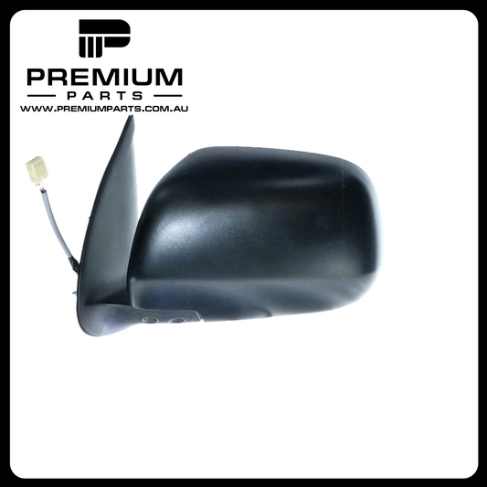 Black Door Mirror Electric Adjust Left Side Genuine suits Toyota Hilux 15/16/25/26 Series SR & SR5 2007 to 2010