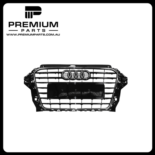 Black Grille Genuine Suits Audi A3 8V S-Line Sedan/Cabriolet 2013 to 2016
