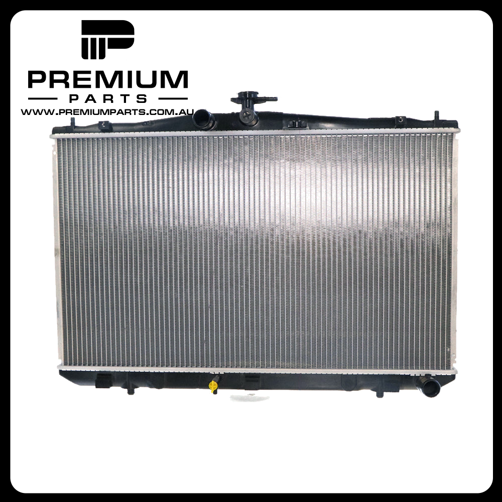 Radiator 35 / 35 mm Plastic Aluminium 450 x 767 x 27 mm CVT 3.5 L 2GRFXE 3 / 2009 - 1 / 2012 Aftermarket Suits Lexus RX450H GLY15 2009 to 2012