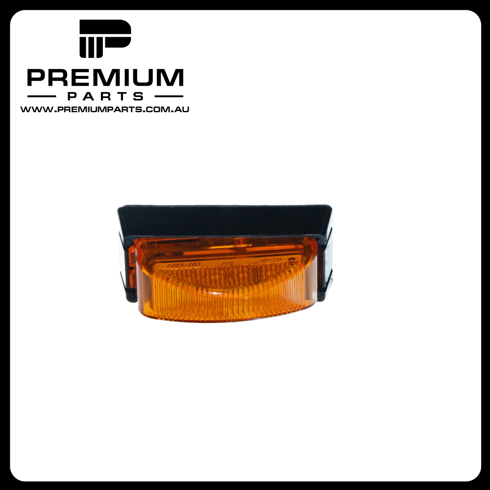 Amber Side Rectangle LED Marker Light 10-30V