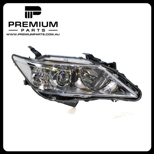 Halogen Head Lamp Right Side Genuine Suits Toyota Aurion GSV50R 2012 to 2017
