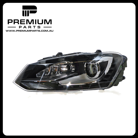 Xenon Head Lamp Left Side Genuine Suits Volkswagen Polo GTi 6R 2010 to 2014