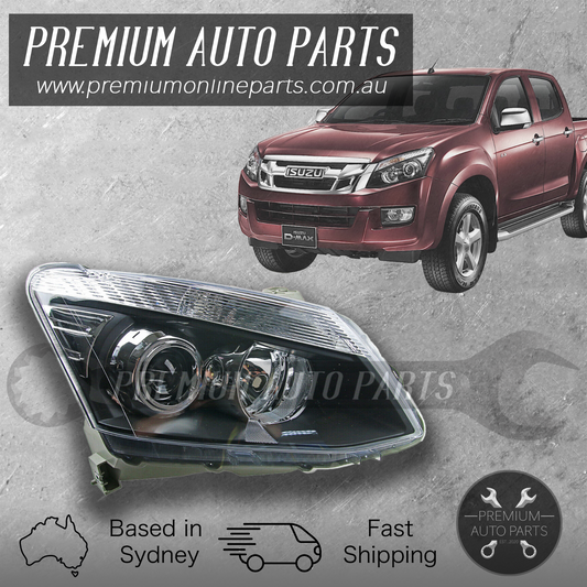 Head Lamp Light Front RIGHT suits Isuzu Dmax D-Max 2012 - 2017 [ PROJECTOR ]