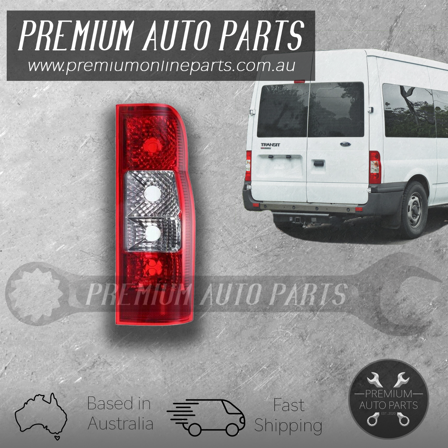 Rear Tail Lamp Light RIGHT RH suits Ford Transit Van 2006 - 2014 VM