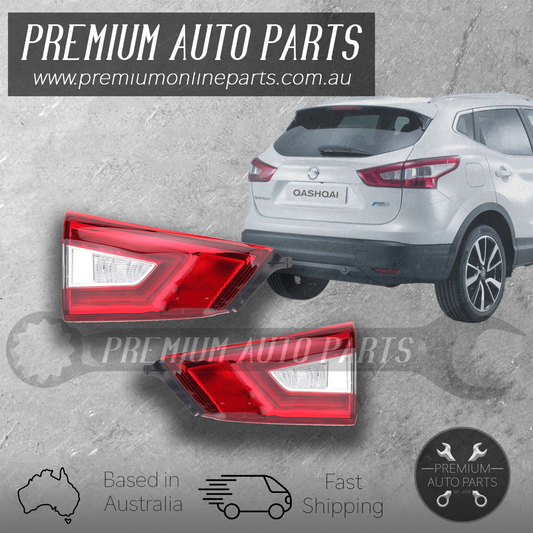 Inner Tail Gate Lamp Rear Light PAIR suit Nissan Qashqai J11 01/14 - 08/17 (LED)