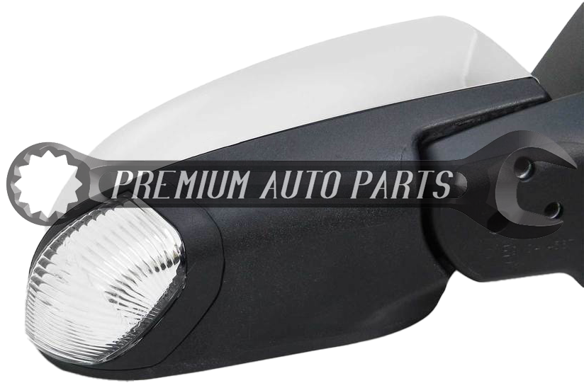 Chrome Side Door Mirror Glass RIGHT suits Isuzu Dmax D-Max 2012 - 2017 (8 Wire)