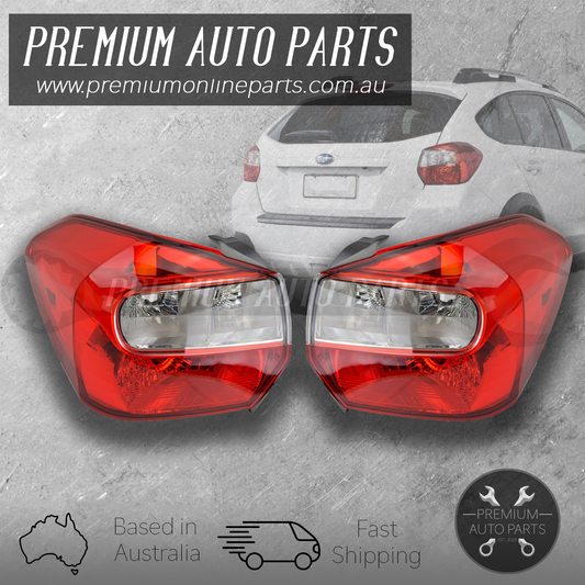 Tail Lamp Light Rear PAIR suits Subaru XV 2012 - 09/2015 G4X 5 Door Wagon