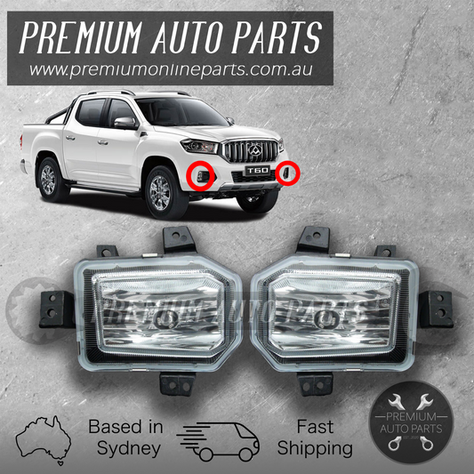 Driving Fog Lamp / Spot Light Front PAIR LH+RH suit LDV T60 Pro Luxe 2017 - 2022