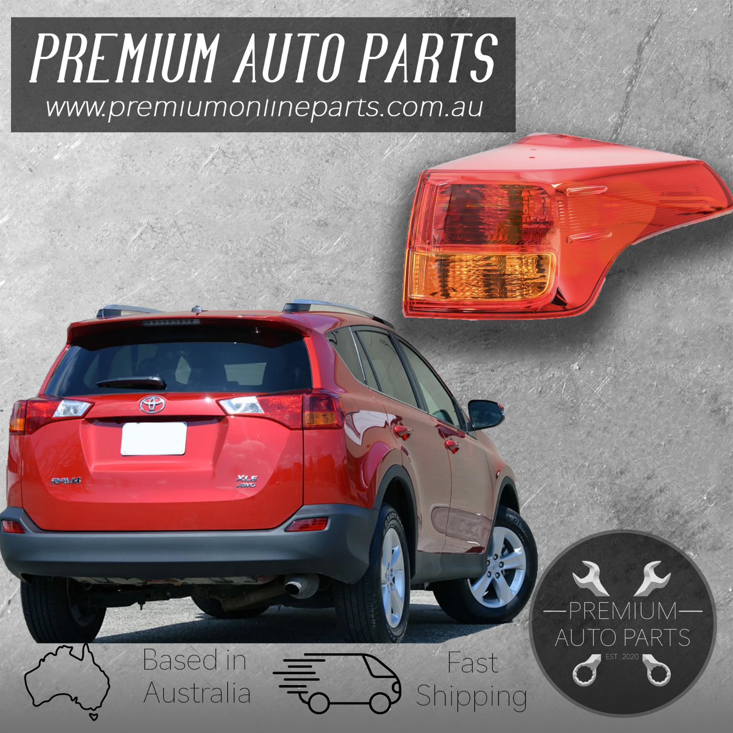 Tail Light Assembly Right Side [ OEM GENUINE ]- to Suit Toyota Rav4 2012-2015