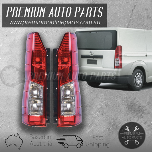 Tail Lamp Light Rear PAIR suits Toyota Hiace Van Bus Commuter 2019 - On GDH300