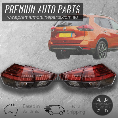 Tail Gate Lamp + Outer Light Rear PAIR suits Nissan X-trail Xtrail T32 2017-2021