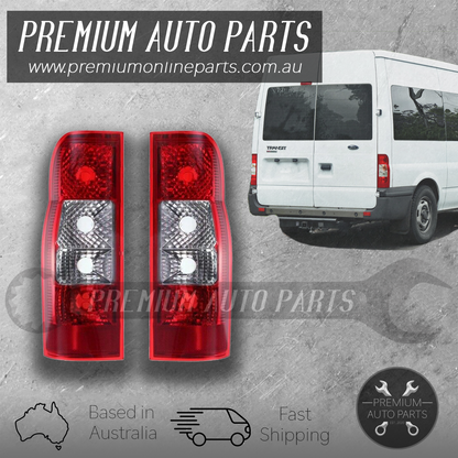 Rear Tail Lamp Light PAIR LH + RH suits Ford Transit Van 2006 - 2014 VM