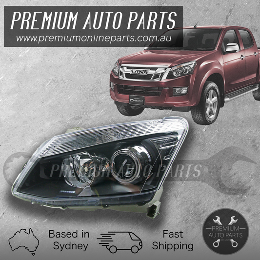 Head Lamp Light Front LEFT suits Isuzu Dmax D-Max 2012 - 2017 [ PROJECTOR ]