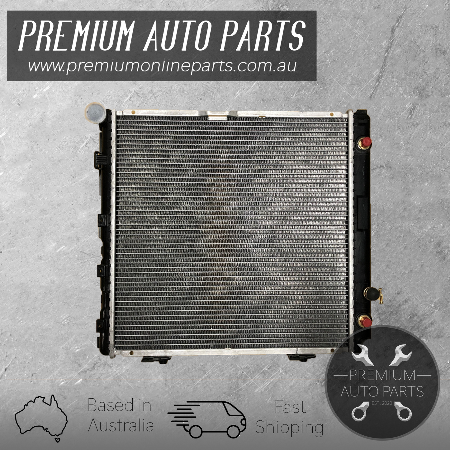 Radiator to Suit Mercedes E Class W124 Diesel 300D 230E [ 84 - 93 ] Automatic